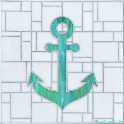 Anchor Mosaic Artwork by Allison Eden Studios