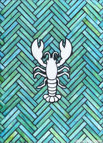 White Lobster in Islamorada Blue Green Sea
