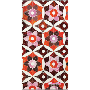 Red/Orange/Pink Moroccan Lg. Bath Towel