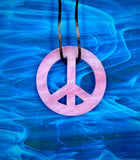 Peace & Love in Pink Necklace